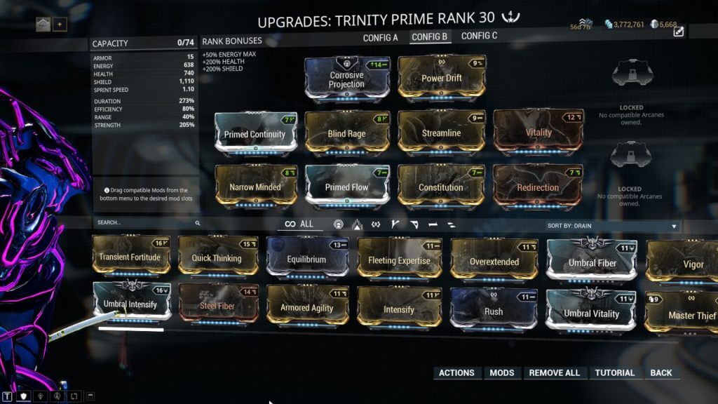 Bless Trinity Build