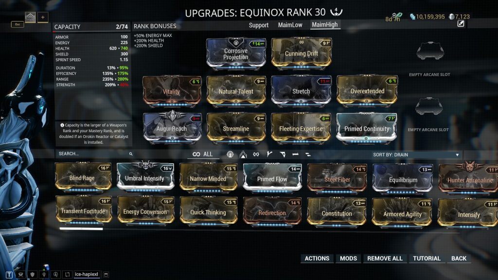 Equinox Maim High-Level Build