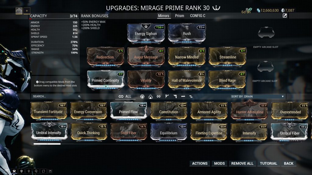 Mirage Prime Hall Of Mirrors Build