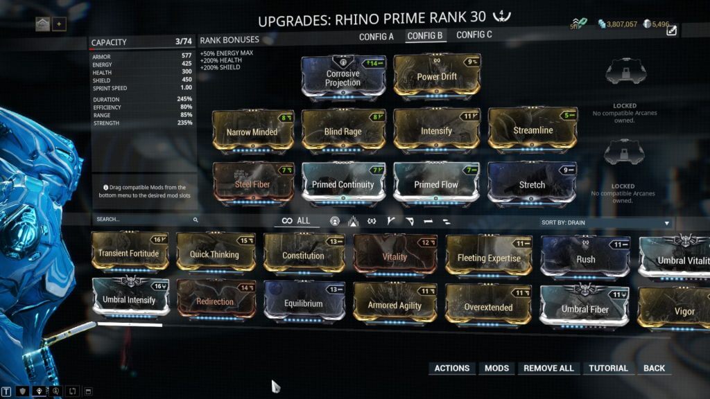 Rhino Builds Guide - Buffer Rhino Build