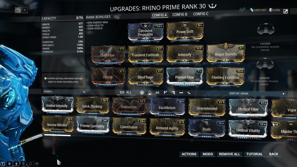 Rhino Builds Guide- Full Tank Build