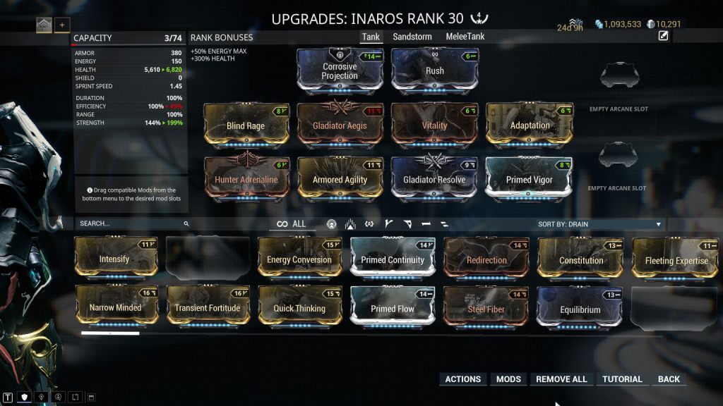 The Profit Taker Build - Inaros