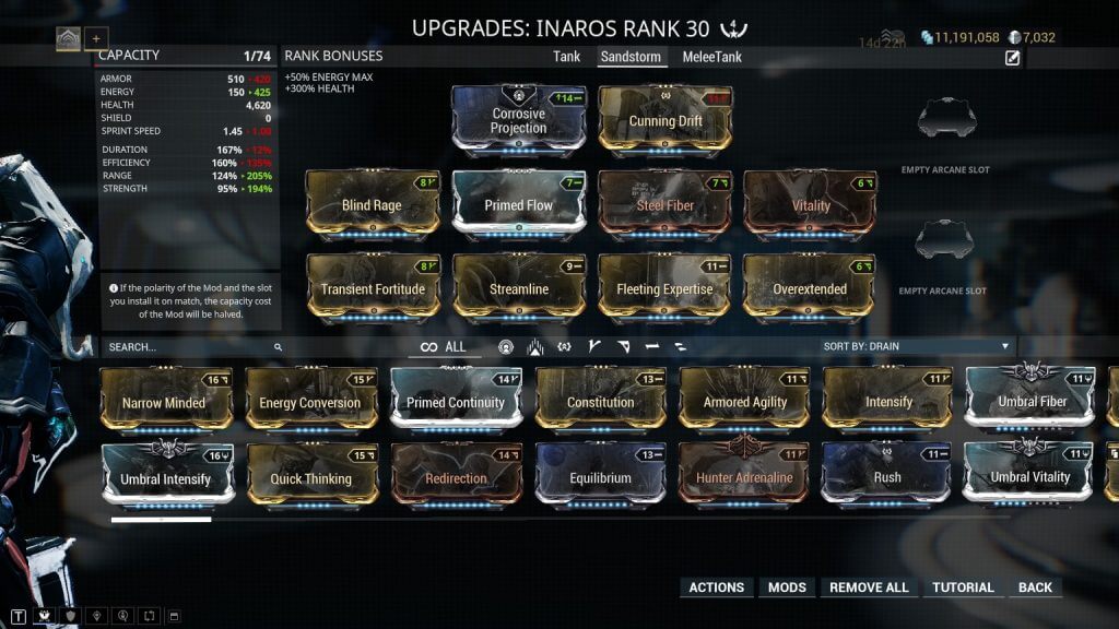 The Sandstorm Build - Inaros