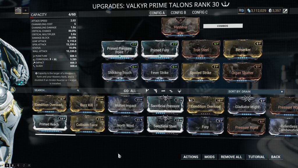 The Talons Build