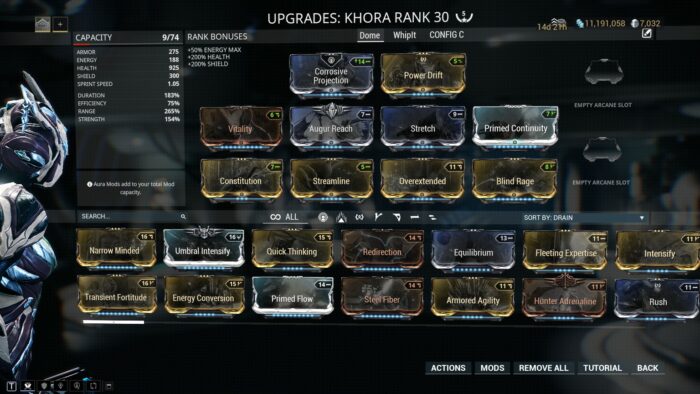 Khora Whipclaw and Utility