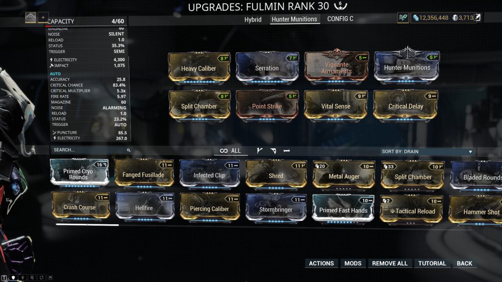 The Hunter Munition Build