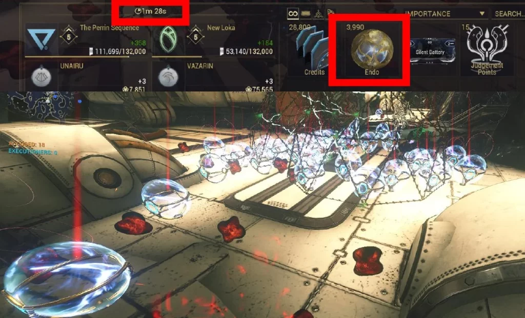 Endo Farm Techniques in Warframe